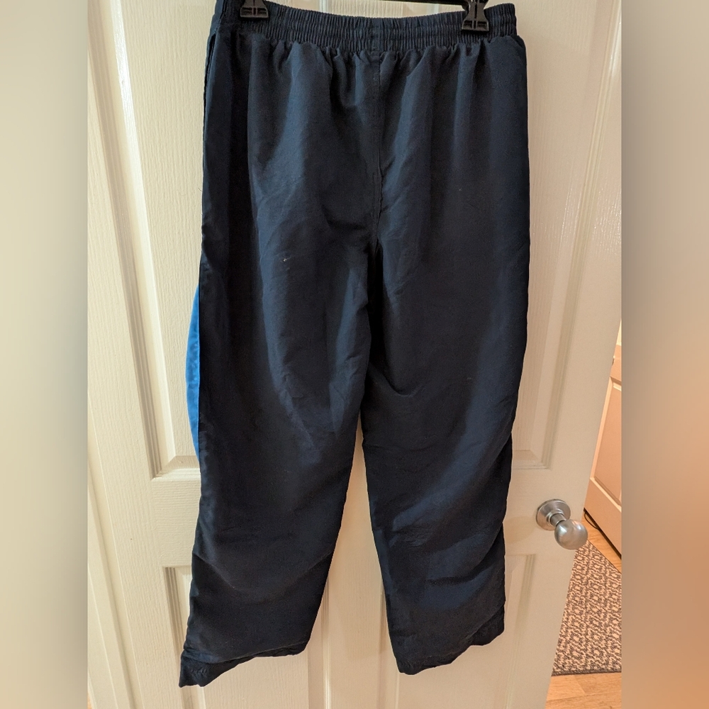 Reebok Black Joggers with Blue Accent